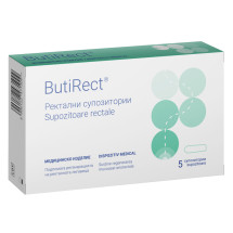 Butirect, 5 supozitoare, NATURPHARMA