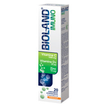 Bioland Imuno Vit C + D3 +Zn efervescente X 20 comprimate