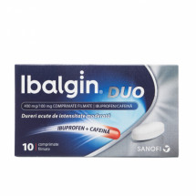 Ibalgin Duo 400mg/100mg X 10 comprimate