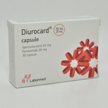 Diurocard 50 mg/20 mg, 30 capsule