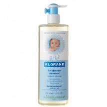 Klorane BeBe Promo Gel spumant pentru par si corp, 500 ml