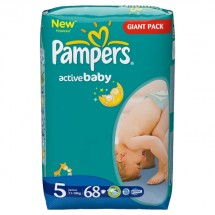 Pampers - Scutece Giant Pack nr.5, 68 buc.