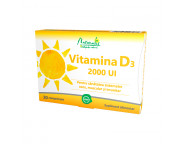 Naturalis Vitamina D3 2000 UI X 30 comprimate