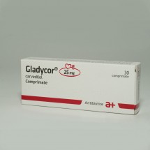 Gladycor 25mg,3 blistere x 10 comprimate