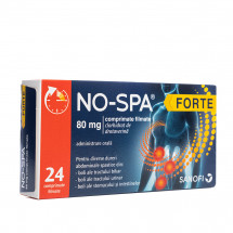 No-Spa Forte 80 mg x 24 comprimate filmate