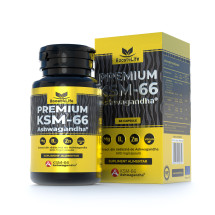 Ashwagandha Premium KSM-66, 60 capsule, Boost4Life