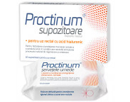 Zdrovit Proctinum Set (supozitioare x10 buc. + servetele ume