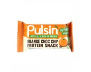 Pulsin Baton proteic cu portocala si cipsuri de ciocolata 50 gr