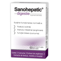 Sanohepatic digestie X 60 comprimate