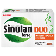 Sinulan Duo Forte, 60 comprimate filmate, Walmark