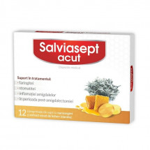 Salviasept Acut X 12 comprimate de supt