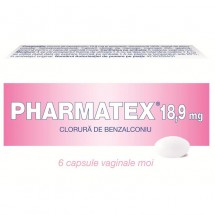 Pharmatex (R) 18.9mg, 1blister x 6 capsule moi vaginale