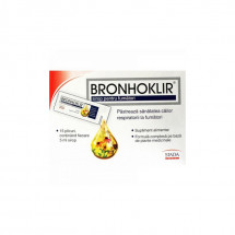 Bronhoklir sirop pentru fumator, 15 plicuri x 5 ml 