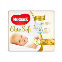  Huggies Nr.2 Elite Soft Convi 4-6 kg X 24 buc