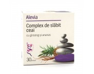 Alevia Complex de slabit cu ginseng si ananas, ceai x 30 plicuri