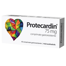 Protecardin 75 mg X 40 comprimate gastrorezistente 
