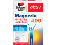 Doppelherz Mg400+B1+B6+B12+acid folic x 30cps.
