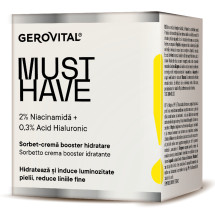 Sorbet-crema booster hidratare 2% Niacinamida Must Have, 50 ml, Gerovital