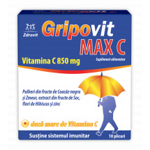 Gripovit Max x 10 plicuri