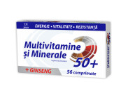 Multivitamine si Minerale 50+ cu ginseng x 56 cp