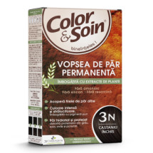 Vopsea de par castaniu inchis 3N, Color&Soin