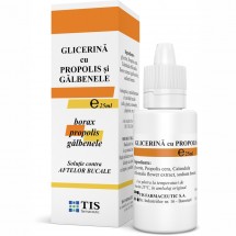 Glicerina cu propolis si galbenele x 25 ml TIS