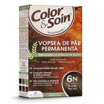 Vopsea de par blond inchis 6N, Color&Soin