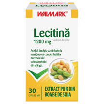Lecitina 1200 mg, 30 capsule moi, Walmark