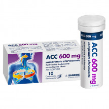  ACC 600mg x 10 comprimate efervescente