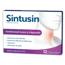 Zdrovit Sintusin, 12 comprimate moi de supt