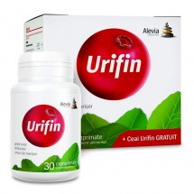 Alevia Urifin  30 comprimate + Ceai Urifin cadou - Sustine santatea tractului urinar