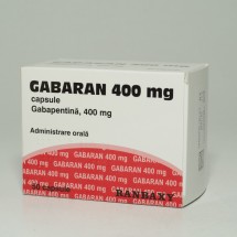 Gabaran 400mg, 5 blistere x 10 capsule