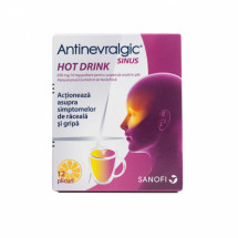 Antinevralgic Sinus Hot Drink 650 mg/10 mg X 12 plicuri 