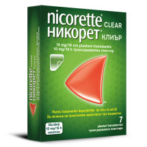 Nicorette Clear 10 mg/16 ore X 7 plasturi transdermici