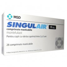 Singulair 4 mg, 28 comprimate masticabile
