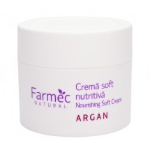 2630 Farmec Natural - Crema soft nutritiva Argan, 150 ml
