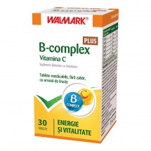 Vitamina B complex + Vitamina C, 30 tablete, Walmark