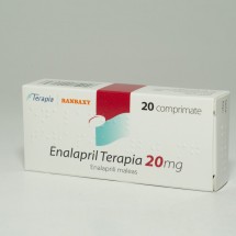 Enalapril Terapia 20mg, 2 blistere x 10 comprimate T