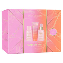 Pamper Trio, set cadou cu parfum de jojoba, vanilie si ulei de migdale, BAYLIS & HARDING
