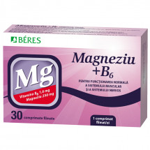 Beres Magneziu + B6 X 30 comprimate