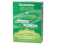 Cicatridina x 10 supoz. + 50% reducere la Cicatridina unguent rectal x 30g