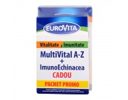 Eurovita MultiVital A-Z x 42 compr. elib. prel. + Eurovita immuno echinaceea gratuit