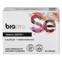 Seleniu 200 mg, 30 capsule, BIOME