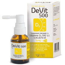 Devit 500 susp uleioasa cu Vit D3 500UI Spray X 20ml