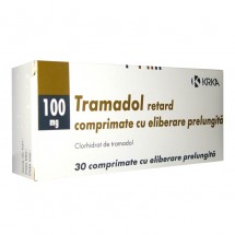Tramadol Retard 100 mg, 30 comprimate eliberare prelungita