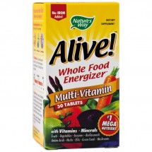 Alive Natures Way Multivitamine fara Fier, 30 tablete, Secom