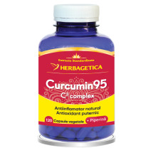 Curcumin 95 C3 complex, 120 capsule, HERBAGETICA
