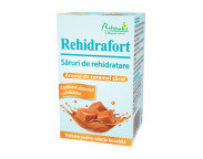 Rehidrafort cu aroma de caramel sarat, pulbere pentru solutie buvabila, 10 plicuri, NATURALIS