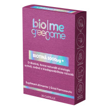 Biotina 5000 mcg, 30 capsule, BIOME