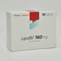 Lipofib 160mg, 3 blistere x 10 capsule